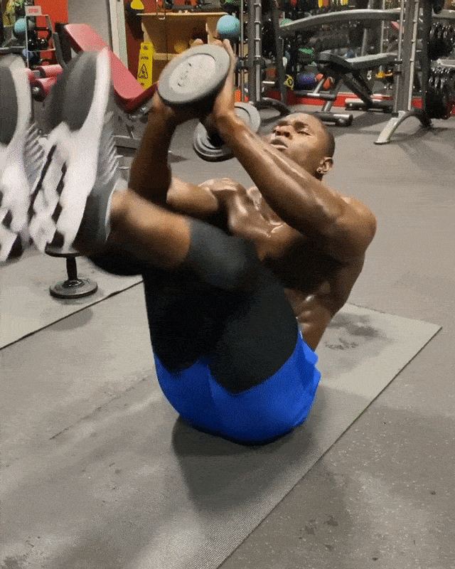 Extreme Dumbell Core Workout By @georgebamfojr